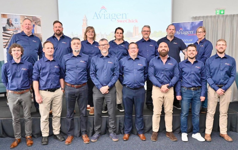 Aviagen team at customer conference in Sweden