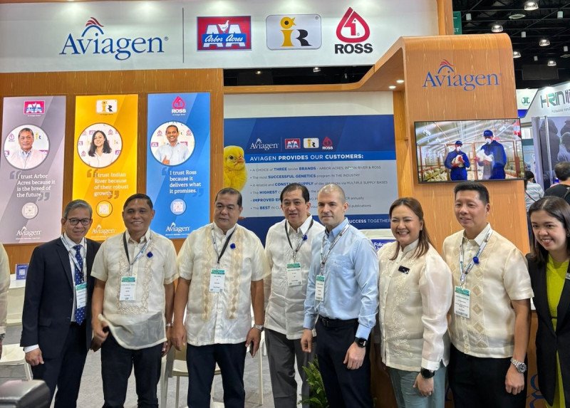 Aviagen team at Livestock Philippines Tradeshow
