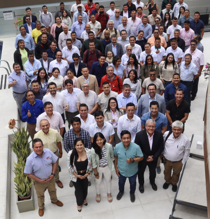 Group of attendees at event